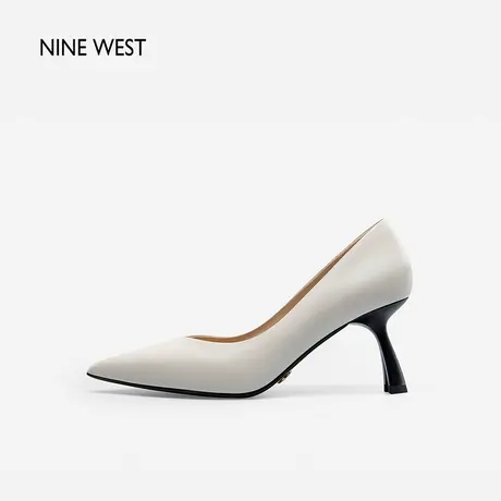上海时装周同款Nine West/玖熙高跟鞋女细跟春季新款真皮女鞋时尚图片