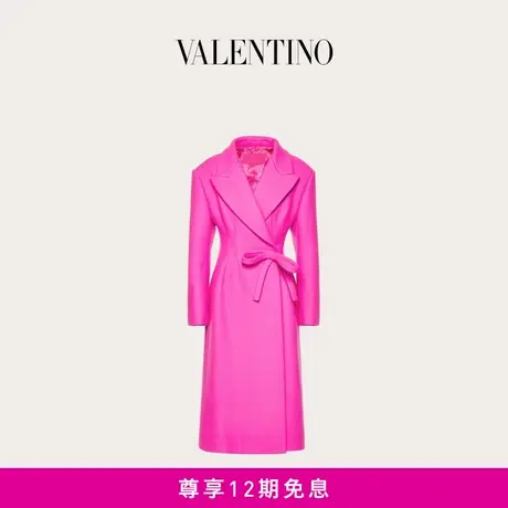 【24期免息】华伦天奴VALENTINO女士 DIAGONAL DOUBLE WOOL 大衣图片