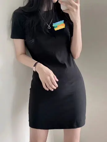 孕妇装夏装上衣时尚新款套装夏季仿棉2023宽松连衣裙夏款裙子长裙图片