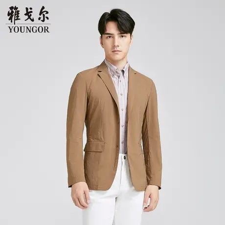 雅戈尔 商场同款男棕色商务系列单西YXXB222694WAY商品大图