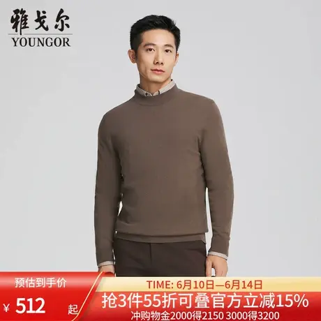 【商场同款】雅戈尔男士羊毛衫秋冬新款官方商务休闲羊毛衫男商品大图