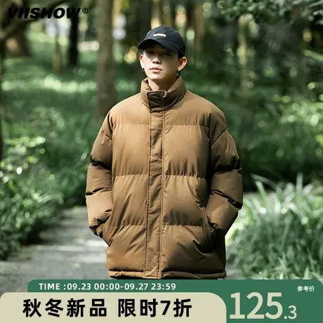 VIISHOW美式棉服男潮牌加厚保暖宽松面包服衣服冬季男生痞帅棉衣商品大图