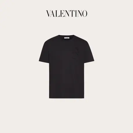 【季末优惠】华伦天奴VALENTINO男士 VALENTINO LOGO 棉质T恤图片