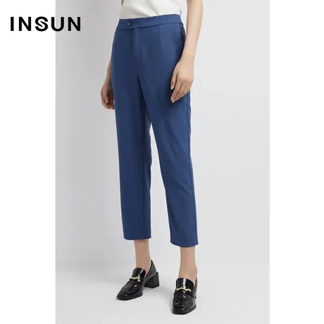 INSUN恩裳专选春季职场穿搭九分西装裤图片