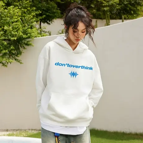 Nuthink早春宽松潮流国潮连帽春季卫衣潮牌男2024新款大码外套潮商品大图