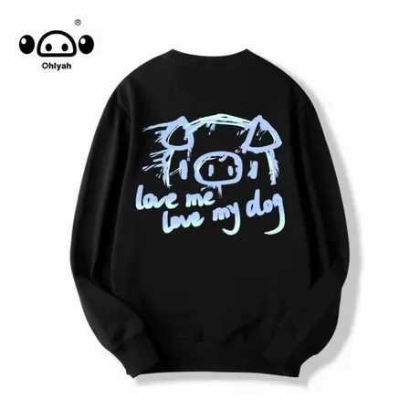 hiphop炸街卫衣女ins潮牌中性风高级范套头衫oversize长袖打底衫商品大图