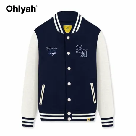 Ohlyah潮牌薄款棒球服女2023秋季新款透气空调衣中长款外套ins潮商品大图