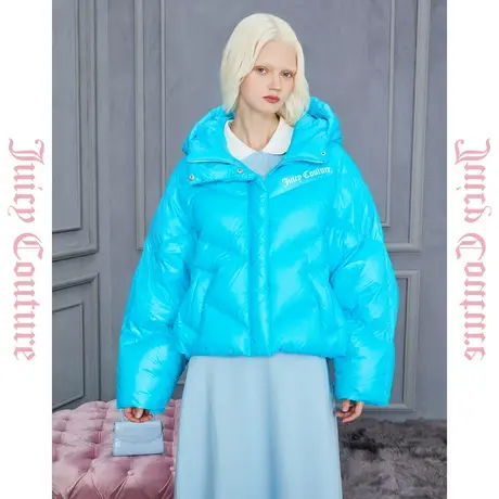 Juicy Couture橘滋2023新款山海系列清仓正品印花品牌羽绒服反季商品大图