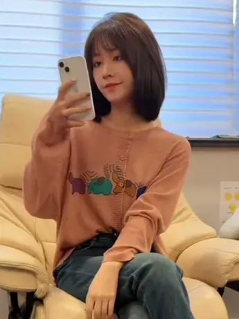 薄款印花针织衫女夏季2023新款长袖空调衫防晒衣开衫上衣早秋爆款商品大图