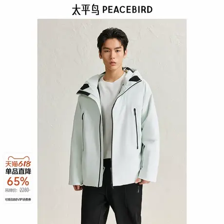 太平鸟男装羽绒服B1ACD4267商品大图
