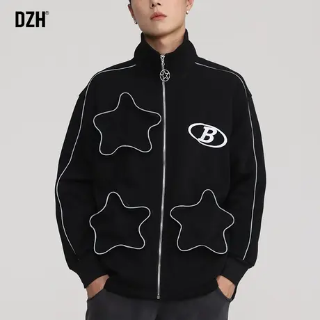 男士美式高级感外套男春秋季潮牌新款飞行员夹克上衣男生情侣衣服商品大图