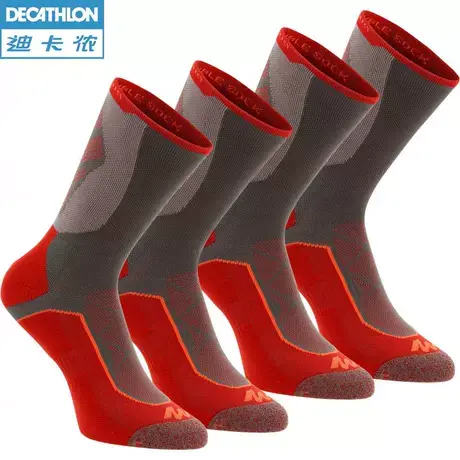迪卡侬户外徒步登山袜子男透气女速干高帮运动袜子2双高筒ODS图片