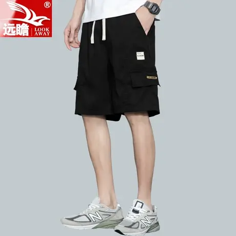夏天工装休闲短裤男夏季薄款男士五分裤宽松直筒潮流5分中裤男款商品大图