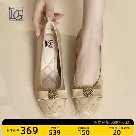 【头层牛皮】低跟单鞋女夏软皮一脚蹬妈妈鞋舒适真皮软底粗跟皮鞋商品大图