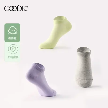 歌帝【直播专享】女士船袜夏季棉质袜子 5双装 GDB4416商品大图