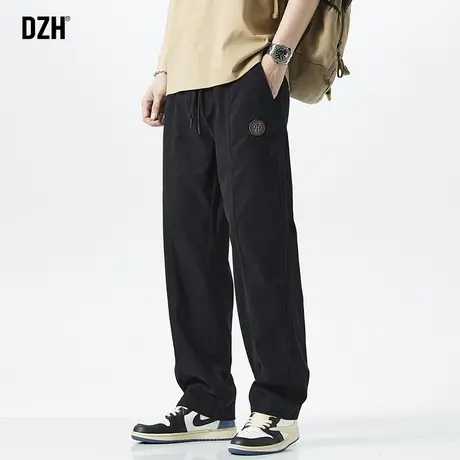 男士黑色大码工装裤男宽松直筒男裤秋冬新款2032新款潮牌裤子男款商品大图
