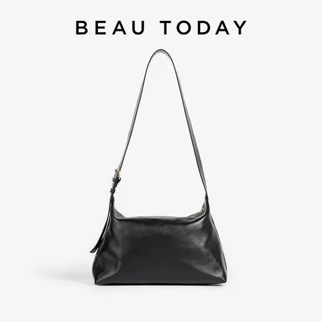 BeauToday休闲斜挎包女2024新款真皮BT大容量包包女款通勤托特包商品大图