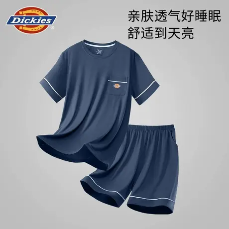 Dickies睡衣男款夏薄款2025新款男士家居服套装短袖男生夏装睡裤图片