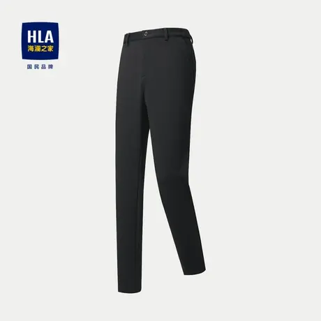 HLA/海澜之家一条过冬系列休闲裤秋冬季新款加绒加厚保暖裤子男士商品大图