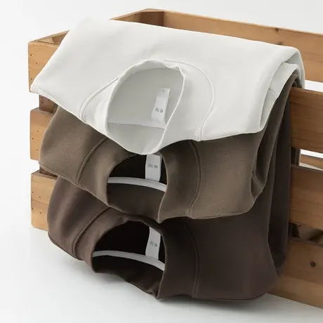 450g重磅长袖t恤男装半高领保暖小衫内搭打底衫加绒加厚中领体恤商品大图