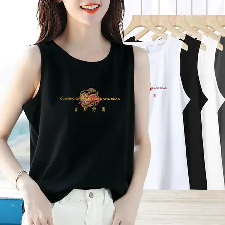 2024年新款夏季天丝凉感运动吊带背心女外穿内搭时尚百搭无袖上衣图片