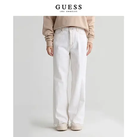 【秀智明星同款】GUESS女士时尚休闲通勤阔腿裤-YM5D4185商品大图