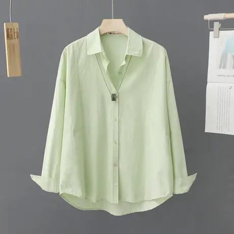 春季白衬衫女2023新款打底上衣长袖设计感小众内搭外套衬衣秋早春图片