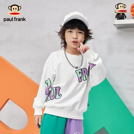 大嘴猴童装儿童春秋卫衣2024春秋款新品男女童中大童休闲圆领长袖图片