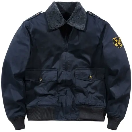 VIP冬季棉衣男宽松飞行员夹克加绒加厚棉服大码工装外套保暖棉袄商品大图