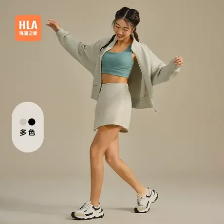 HLA/海澜之家综训运动sportsday卫衣25春夏新款宽松跑步上衣女装商品大图