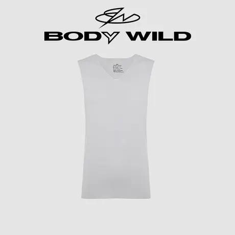 BODY WILD23SS柔滑基础宽肩背心打底轻薄夏背心男ZBN11RS1图片