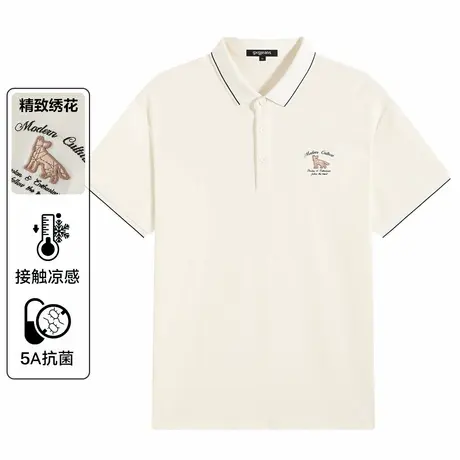 gxgjeans男装夏款热销亲肤简约风装休闲POLO衫舒适翻领短袖*图片