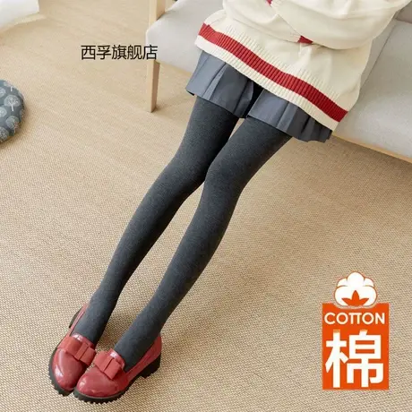 秋冬季加绒加厚打底裤女外穿保暖连裤袜弹力一体踩脚裤子棉裤内穿商品大图