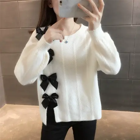 毛衣女装2024年新款春秋季女士春款春装宽松外穿上衣打底衫洋气潮商品大图