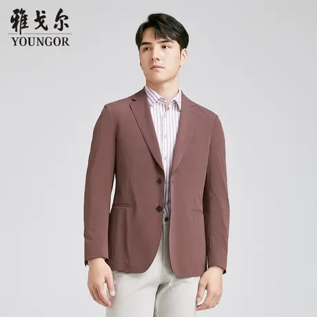 雅戈尔 商场同款男砖红商务系列单西YXXB222728MIY商品大图