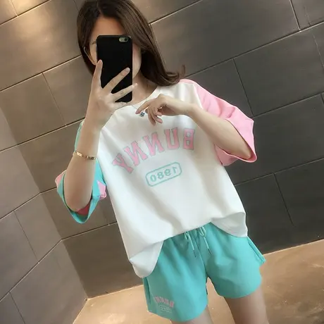 运动服休闲时尚两件套装女装2021年新款早秋装秋季女士洋气减龄潮图片