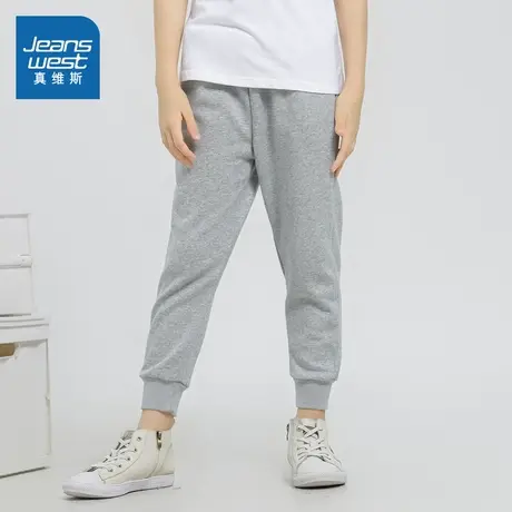 KD真维斯男女同款2025秋季新款韩式时尚简约潮牌酷帅百搭卫衣长裤商品大图