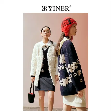 音儿美地女装新款仿羊羔毛呢子外套商品大图