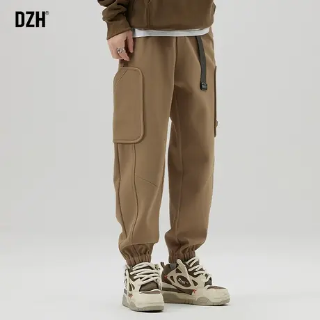 男士运动裤子男冬季束脚休闲长裤2023新款卫裤男款时尚宽松工装裤商品大图