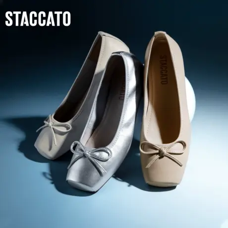 博主推荐思加图新款月曜芭蕾平底单鞋女C3998CQ3图片