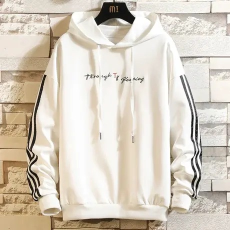 2023新款春秋季男士卫衣ins潮流百搭运动宽松学生连帽上衣服外套商品大图