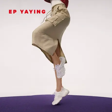 EP雅莹酷跑鞋女鞋跑步鞋软底运动复古休闲鞋轻便厚底莱卡鞋 XD01A商品大图