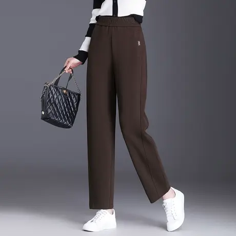 小个子哈伦裤女2023秋季新款松紧腰大码宽松休闲裤百搭显瘦萝卜裤商品大图