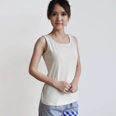 buupnn免穿文胸莱卡棉背心女无松紧带带胸垫胸罩背心式内衣不用图片