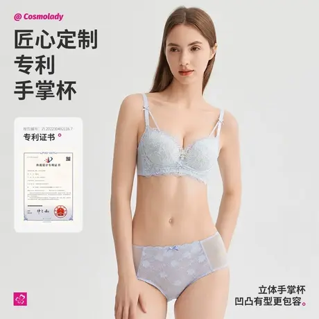 都市丽人24秋舒适透气高颜值蕾丝唯美女士内衣文胸商品大图