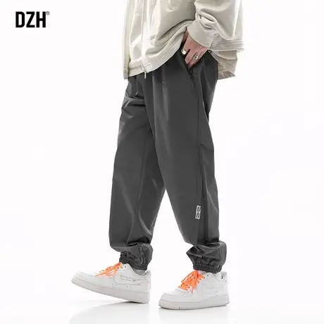 男士冲锋裤束脚裤男款痞帅男裤子2023新款哈伦裤休闲裤宽松登山裤商品大图