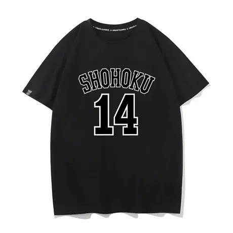 秀洛灌篮高手三井寿流川枫湘北队樱木花道同款衣服夏季短袖T恤男商品大图