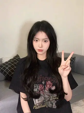 美式高街chic短袖上衣夏季大码胖mm显瘦设计感小众T恤女2-300斤潮商品大图