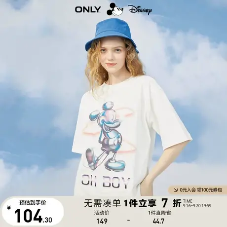 ONLY奥莱夏季迪士尼米奇DISNEY联名款减龄T恤女商品大图