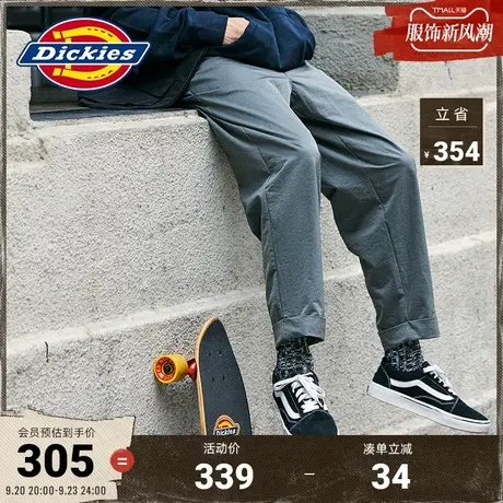 Dickies商场同款秋冬 工装风情侣休闲长裤 宽松萝卜裤商品大图